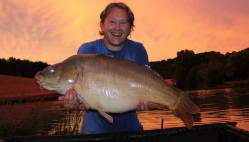 A 41 lb 4 oz carp from Mas Bas Main Lake, Anglers Mail editor Tim Knight, Jul 2014
