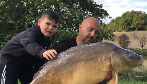 A carp from Mas Bas Main Lake, Alan Hicks, Oct 2017