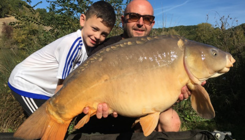 A carp from Mas Bas Main Lake, Alan Hicks, Oct 2017
