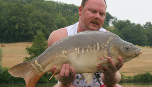 A carp from Mas Bas Main Lake, Sander Beijderwellen, Aug 2016