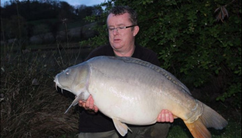 A carp from Mas Bas Main Lake, McIntyre Party, Apr 2019
