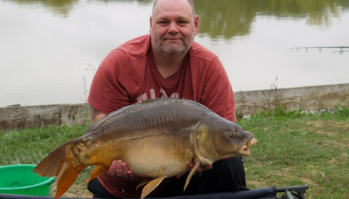 A carp from Mas Bas Main Lake, Martin Rowan, Oct 2016