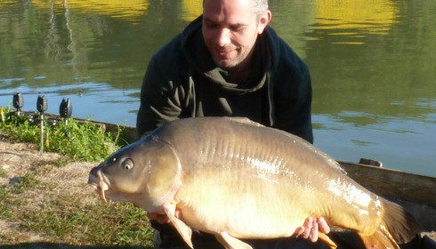 A carp from Mas Bas Main Lake, Stuart Olley, Aug 2013