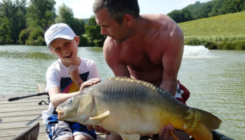 A carp from Mas Bas Main Lake, Stuart Olley, Aug 2013