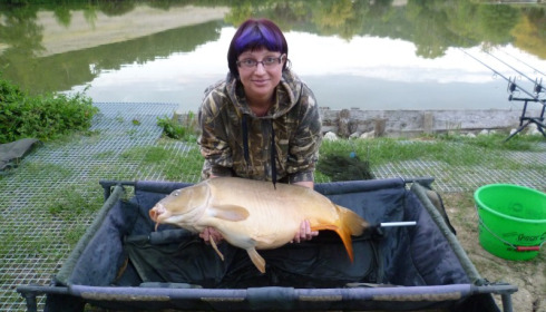 A carp from Mas Bas Main Lake, N Hewitt, Sep 2016