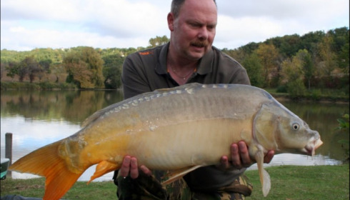 A carp from Mas Bas Main Lake, Sander Beijderwellen, Oct 2019