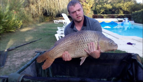 A carp from Mas Bas Main Lake, Dean Hoggins, Sep 2018