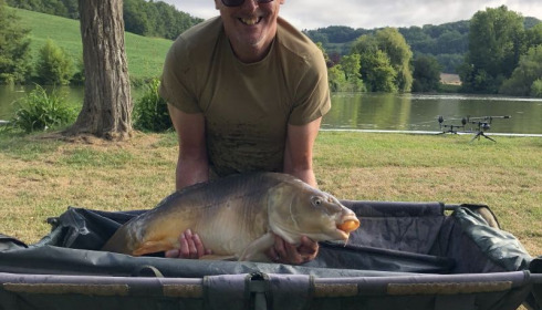 A carp from Mas Bas Main Lake, Jul 2020