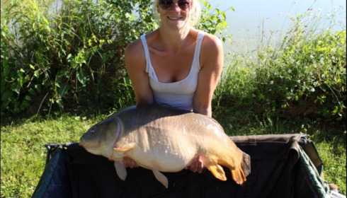 A carp from Mas Bas Main Lake, Rebecca Tolhurst, Jun 2018