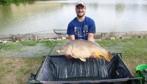 A carp from Mas Bas Main Lake, Simon Lewis, Sep 2016