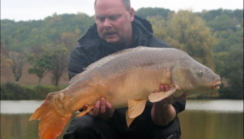 A carp from Mas Bas Main Lake, Sander Beijderwellen, Oct 2019