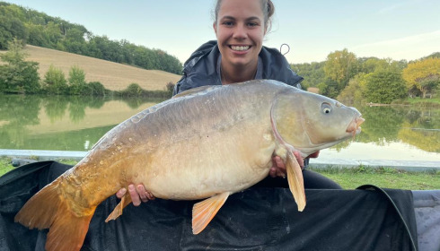 A 33 lb fish from Mas Bas Main Lake, The apprentice becomes the master, Oct 2021