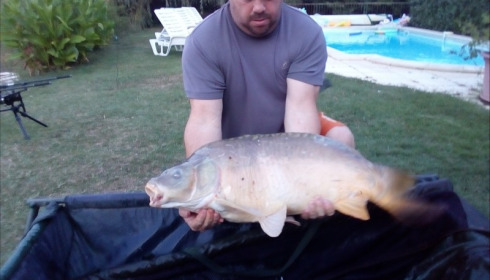 A carp from Mas Bas Main Lake, Mark Hoggins, Sep 2018
