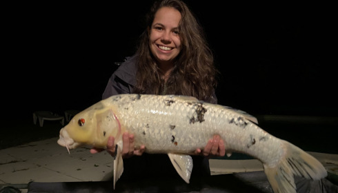 A carp from Mas Bas Main Lake, Mariana Ayling, Oct 2021