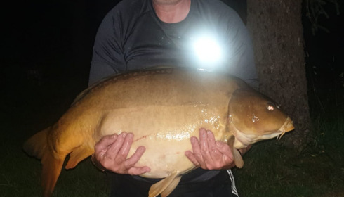 A 45 lb 8 oz carp from Mystique, Sean Jones, Jun 2023