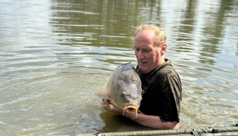 A 36 lb carp from Mystique, Chris Browne, Jun 2023