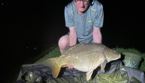 A 32 lb 8 oz carp from Mystique, Chris Browne, Jun 2023