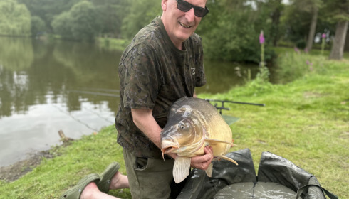 A 41 lb carp from Mystique, Chris Browne, Jun 2023