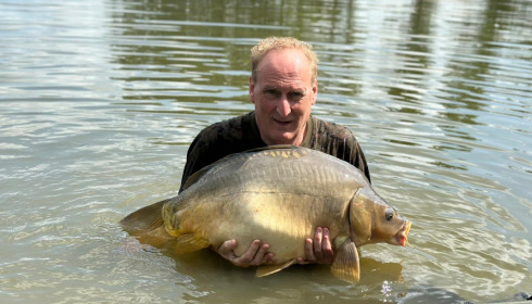 A 36 lb carp from Mystique, Chris Browne, Jun 2023