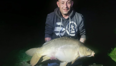 A 25 lb 8 oz carp from Mystique, Ian Pratt, Jun 2023