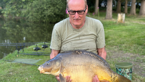 A 33 lb carp from Mystique, Chris Browne, Jun 2023