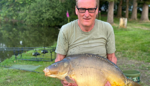 A 33 lb carp from Mystique, Chris Browne, Jun 2023
