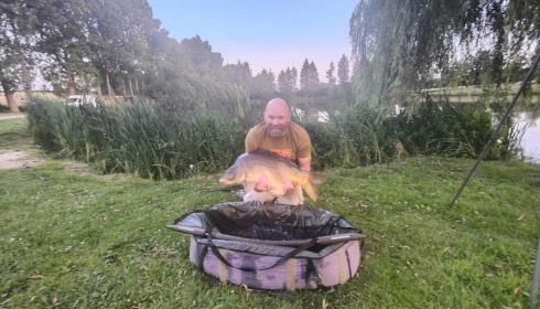 A 35 lb fish from Mystique, Jul 2023