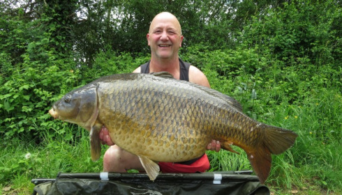 A 56 lb 8 oz carp from Old Oaks, Andy, Apr 2018