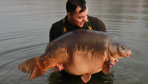 A 65 lb 1 oz carp from Old Oaks, James Litchfield, Nov 2021