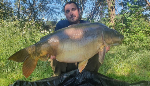 A 45 lb carp from Old Oaks, Jun 2021