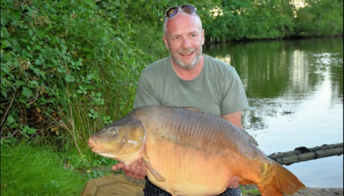 A 53 lb 14 oz carp from Old Oaks, Andrew Rhodes, Jun 2018