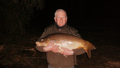 A 35 lb carp from Old Oaks, Stephen Rhodes, Apr 2015