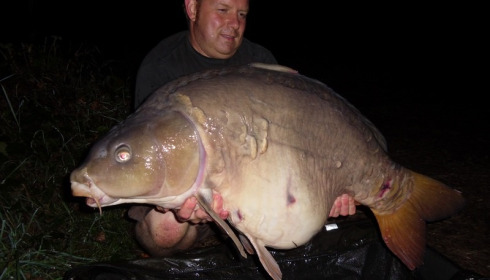 A 46 lb 14 oz carp from Old Oaks, Oct 2015