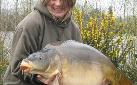 A 34 lb carp from Old Oaks, Mar 2008