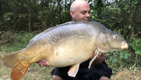 A 44 lb 12 oz carp from Old Oaks, Daniel Tuplin, Sep 2018