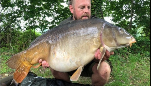 A 47 lb carp from Old Oaks, May 2019
