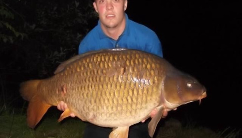 A 46 lb 1 oz carp from Old Oaks, Daniel Vincent Akerman, Aug 2013