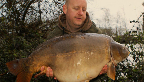A 36 lb fish from Old Oaks, Mar 2023