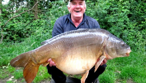 A 42 lb carp from Old Oaks, Bryan Baker, May 2014
