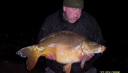A 27 lb carp from Old Oaks, Mar 2007