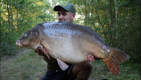 A 47 lb 8 oz carp from Old Oaks, Jul 2019