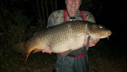 A 51 lb 5 oz carp from Old Oaks, Sep 2018