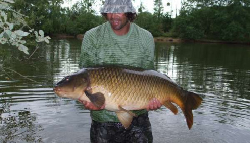 A 41 lb 2 oz carp from Old Oaks, Mr Baber, Aug 2010
