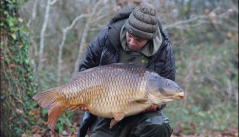 A 47 lb 2 oz carp from Old Oaks, Dec 2018