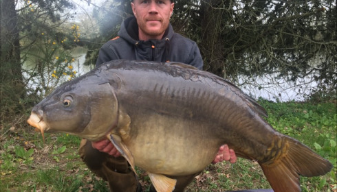 A 45 lb carp from Old Oaks, Matthew Hoskins, Mar 2019
