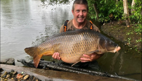 A 59 lb 1 oz carp from Old Oaks, Jun 2019