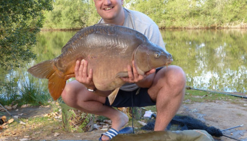 A 38 lb 5 oz carp from Old Oaks, Alan Haworth, Sep 2012