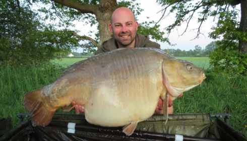 A 54 lb 11 oz carp from Old Oaks, Jon, Apr 2018