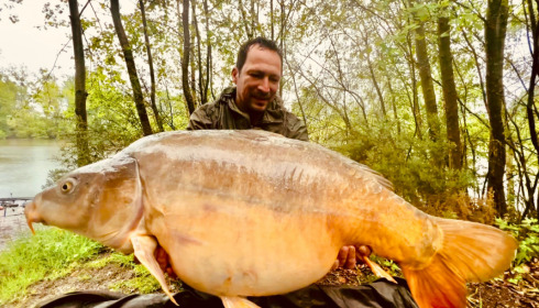 A 48 lb 3 oz carp from Old Oaks, George Daniel Maeron, May 2023