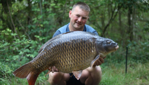 A 47 lb carp from Old Oaks, Mike Johnson, Jul 2017